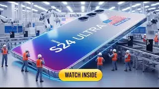 Inside the Modern Samsung S24 Ultra Factory USA: Full Production Process