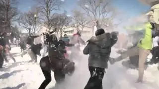 Snowball War at DC&rsquo;s Dupont Circle