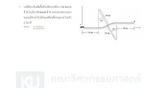 Dynamics Midterm 2/6 (ข้อสอบเก่า 1, พื้นฐาน แกน x-t และ n-t)