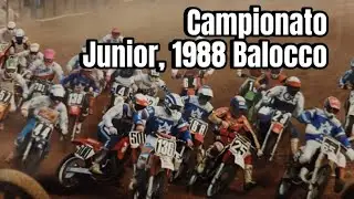 Motocross championship Junior promotional 1988 125cc class - Balocco (VC)