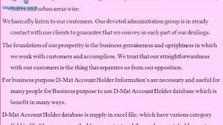 2 All India D Mat Account Holder Database