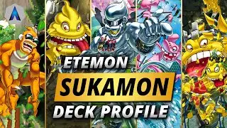 TURN THEM INTO POOP! Sukamon & Etemon Deck Profile & Combo Guide! | Digimon Card Game BT11 Format