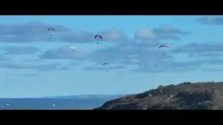NORMANDIE - Sainte Marguerite sur mer - Falaises, Bunker et Parapentes - Drone 4k