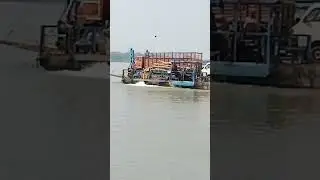 BOLAGARH-SAHEBDANGA FERRY GHAT VESSEL SERVICE #bolagarh #vessel #shorts
