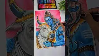 Mahadev  Drawing 🔥 #shorts #shiv #shivshankar #shiva #mahadev #shivratri #lordshiva #drawing #art