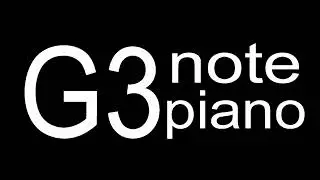 G3 Piano Note