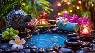 Healing Music for Inner Peace 🌿 Peaceful Piano with Bamboo Water Sounds to Calm Anxiety & Depression