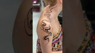 Abstract line art ✨ #bangkok #art #thailand #Abstract #tattoo #tattooartist