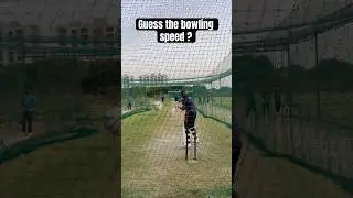 Guess the bowling speed ? #fastbowling #cricket #speed