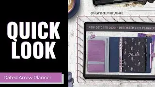 Quick Look: October 2020 - December 2021 Arrow Digital Planner