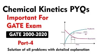 Chemical Kinetics GATE PYQs based on Arhenious Equation | Part 4 | GATE 2000- 2020 |  Akacademy