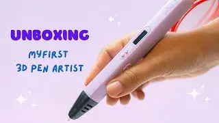 Распаковка и краткое руководство по началу работы с myFirst 3dPen Artist