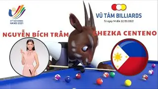 Bida Seagames 31. Chezka Centeno (Philippines) - Nguyễn Bích Trâm