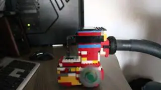 Lego Motorcycle Single Cylinder Vacuum Engine