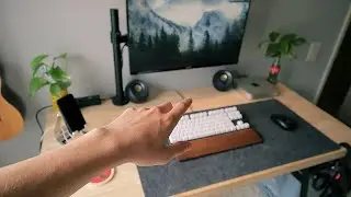 Building my custom minimal desk... (DIY)