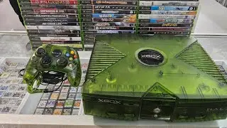 XBOX games and Halo console priced/cleaned & just put on the shelves this morning 8-Bit Hall of Fame