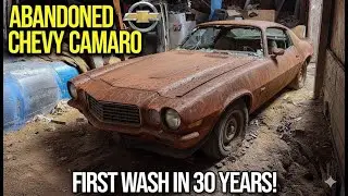 Asmr Car Restoration! Full Restoration of a Chevy Camaro 1970 from Total Disrepair to Looking New
