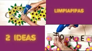Con limpiapipas