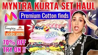 MYNTRA Latest Picks*Premium Cotton Kurta Set 