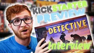 Kickstarter Preview: Detective City of Angels Interview with Van Ryder Games (Film Noir Board Game!)