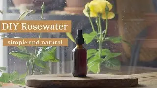 DIY Rosewater Toner | Simple & Low Waste Skincare