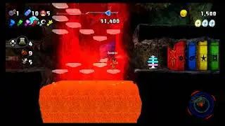 Spelunker Party Stage 4-I The Final Major Eruption All Breakable walls and Litho-stones location