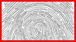 Cosmic Fingerprint Art Color by Number Happy Color app #coloringbook #art