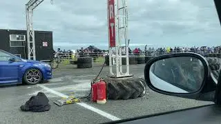 Crail Raceway 1/4 mile BMW E91 330D Stage 1 vs Ford Focus ST