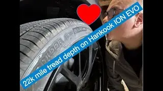 Hankook ION EVO AS tread depth check