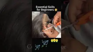 How to Cut the lace edge? Magnified by 10 times :) #lacewigtutorial #lacewiginstall #wiglife