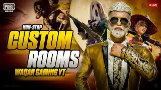 PUBG MOBILE LIVE ADVANCE UC CUSTOM ROOMS PAKISTAN | PUBG CUSTOM ROOM LIVE | WAQAR X LIVE