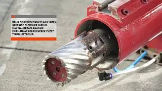 Kendinden Emniyetli Tank Delik Delme Ve Diş A&ccedil;ma Makinası #DelikDelme #TankDelme #TankDrilling