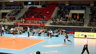 Kim'in muhteşem servis serisi / Kim Yeon's amazing service run vs Bursa