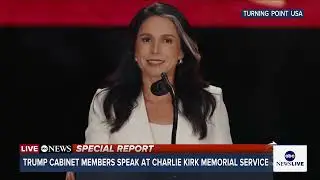 Director of National Intelligence Tulsi Gabbard says free speech must be protected 'at all costs'