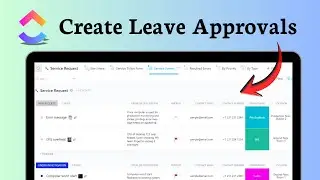 How to add time off requests in ClickUp (Leave Workflow)