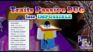 Verse Piece|| Traits Passive BUG || Coppy Godly|| Lost Impossible    #roblox #versepiece