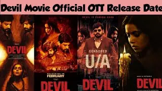 Devil Movie Official Ott Release Date💥Vidharth-Poorna⚡Devil Tamil Movie✨MovieLovers😍