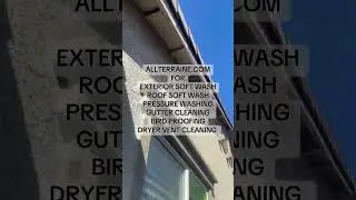 MILDEW MELTED AWAY (HOUSE WASH)#allterraine #housewash #roofcleaning  #sacramento