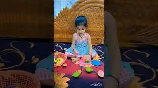 🍎 Fruit Cutting Toy Game with Harinya | Fun Playtime Video#🍎 హరిన్యాతో ఫ్రూట్ కట్టింగ్ టాయ్ గేమ్