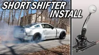 Short Shifter Install with Test Drive and Burnouts - Turbo Mustang