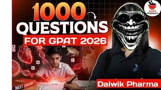 GPAT 2026 IMPORTANT QUESTIONS l GPAT PREPARATION 2026