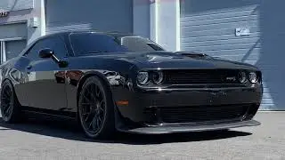 Paint Correction & Ceramic coating nightmare on black paint - Hellcat Edition