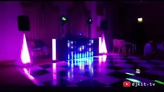 Marq Lighting Rezo Tubes used as a DJ Screen - DJkit.tv