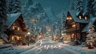 Sleep Guitar Music | Winter Ambience Nighttime Relaxation Guitar Sounds Deep Sleep