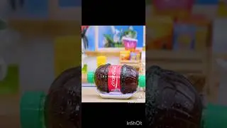 Mini Cute CocaCola jelly |best of Mini jelly #minicake #miniature#miniaturekitchen  #shorts