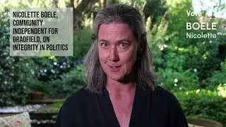 Issues in 60 seconds - Nicolette on integrity in politics