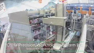 EROWA UPC palletizing with Robot Gripper linear automation CPWS