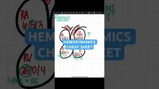 Hemodynamic Hallmarks | CHEAT SHEET - Aortic & Mitral Stenosis and Regurgitation #hemodynamics