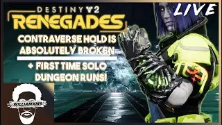 🔴 DESTINY 2 [PC] - CONTRAVERSE IS BROKEN?! FIRST TIME SOLO DUNGEON RUNS! #BungieCreator