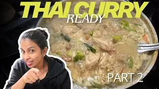 Кулинарный и развлекательный видеоблог, часть 2 🥘 | Тайское зеленое карри | Ежедневный видеоблог 06